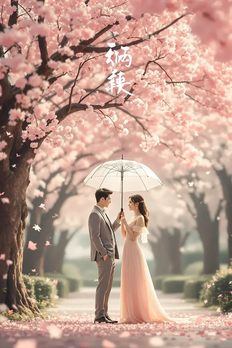 花季与你 竖版情侣海报 - 美女脱光